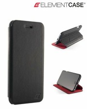 New Element Case SoftTec Wallet Flip Case for Apple iPhone 6 6S - Black / Red  picture