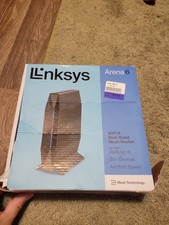 Linksys ARENA 6 AX1800 WIFI 6 Dual-Band Mesh Router E7350 Black New Open Box picture