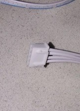 CPU 4 Pin jumper wire computer Graphics Card BTC circuit board connection picture