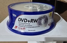 Office Depot DVD-RW 4X 4.7GB 120 Min. 25 Pack Media Rewritable Discs New Sealed  picture