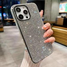 Luxury Bling Sparkle Glitter Diamond Cover Case For 16 15 14 13 12 11 Pro Max picture