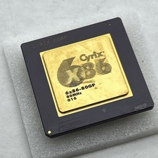 CYRIX 6x86MX 80GP IBM 80mhz RARE Vintage Ceramic GOLD Processor 1995 picture