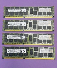Lot 4x 16GB (64GB) Micron MT36JSF2G72PZ-1G6E1FF DDR3 PC3-12800R Server Memory picture