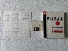 Vintage Mac Software: WILLMAKER 5 (Nolo Press) Manual + 3 RARE ENVELOPES-TESTED picture