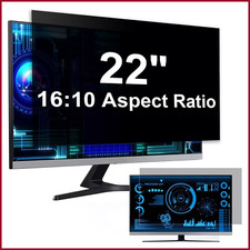 22 Inch Removable Computer Privacy Screen 2 Pack 16:10 Aspect Ratio Widescreen  picture
