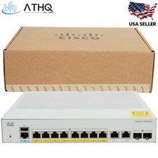 Cisco Catalyst C1000-8FP-2G-L 8-Port Gigabit PoE+ Switch 120W Combo SFP Refresh picture
