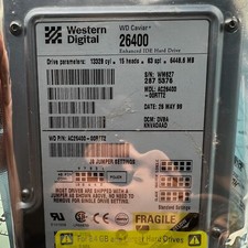 NOS BRAND NEW Western Digital Caviar AC26400 6.4GB 512KB Ide Ata 3.5'' Inch picture