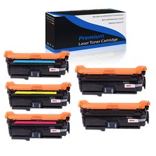 5PK CE260A BK C Y M Toner Set for HP 647A Laserjet CP4525N CP4525DN CP4025 picture
