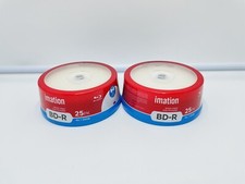 X2 Imation Blu-ray 25-Pack Recordable Media BD-R 4X / 25GB Brand New.  SEALED E3 picture