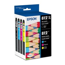 Epson 812XL DURABrite Black Color Ink Combo T812XL-BCS picture