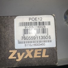ZyXEL Power Over Ethernet Injector, AC 100-240V (Model: PoE-12) picture