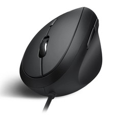 PERIMICE-519 Wired Ergonomic Vertical Mouse - Small/Medium, Black picture