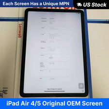 Discount Original OEM For iPad Air 4 5 Gen 10.9 LCD Screen Digitizer Replacement picture