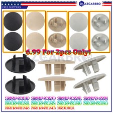 2Pcs Armrest Cap Cover Fits 07-18 Chevy GM Left or Right Rear Seat Handle TriM picture