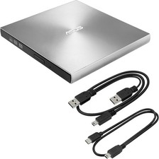 SDRW-08U9M-U/SIL 13mm External DVD Writer Compatible with USB 2.0 and Type-C for picture