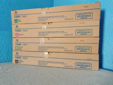 Genuine OEM Konica Minolta TN514 Full CMYK Toner Set For Bizhub C658 C558 C458 picture