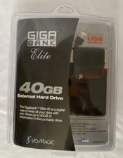 I/O Magic Giga Bank Elite External Hard Drive 40 GB New and Sealed picture