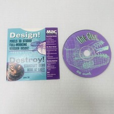 Mac Addict Magazine CD Macintosh June 1999 DESIGN Pixels 3D Vtg Software picture