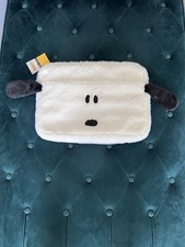Peanuts Snoopy Faux Fur Laptop Case White Plush 14