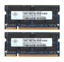 Nanya DDR2 4GB RAM 2X 2GB PC2-5300 667Mhz 200PIN SODIMM Laptop  NON-ECC Memory picture