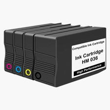 HIRMOD Compatible For HP 936e HM 036 Inkjet Ink Cartridges BK C M Y Set picture