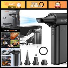 Ultra-Powerful Cordless Compressed Air Duster, 150,000RPM, 3 Gears, Fast Chargin picture