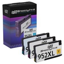 SPEEDYINKS 3PK Replacement for HP 952XL Ink Cartridges Cyan Magenta Yellow picture