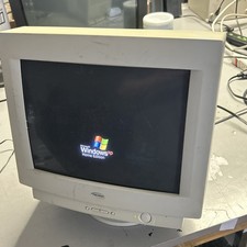 Micron 5V1X Vintage Color CRT VGA Computer Monitor Retro Gaming Tested Working picture