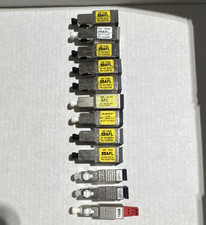 AFL SC to SC/UPC SM Optical Fiber Attenuator 10dB CO92789 Silver  Lot of 12 picture