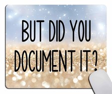 Funny Work Mouse Pad, Small Rectangle Mouse Pads for Desk, Mini Travel Mousep... picture