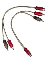 Metra - Male RCA Y Adapters - (Pair) - Multi picture