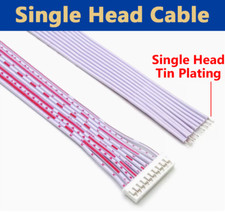PH2.0mm Red and White Dual Color Cable Leadwire 2Pin~12Pin Single Double Head picture