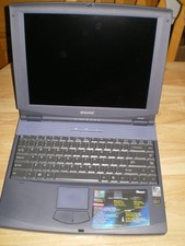 Vintage Sony Vaio PCG-F340 Notebook Laptop Computer Windows PC  w/ Charger picture