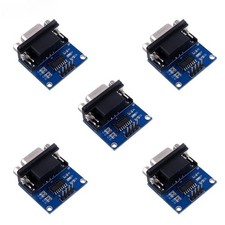 5PCS MAX3232 Chip RS232 to TTL Serial Port Converter Module DB9 Connector picture