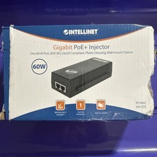 Intellinet Network 561235 IPI-60G Gigabit Ultra PoE Injector 1x 60 W Port.   C1 picture