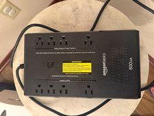 AmazonBasics 600VA UPS Battery Backup Surge Protection 12 Outlets Black picture