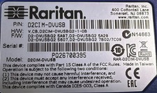 Raritan D2CIM-DVUSB VGA Dual USB KVM Computer Interface Module CIM for Dominion picture