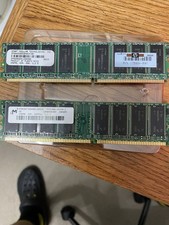 SMART Modular & Micron DDR1 DIMM 512MB PC-2100 184-Pin (2x256MB) picture