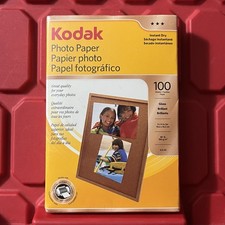 Kodak Photo Paper High Gloss 4 x 6 100 Sheets Instant Dry NEW SEALED picture