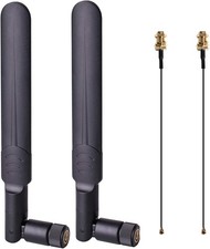 2 x 8dBi Dual Band WiFi Antennas with Pigtail Cables for Optimal Connectivity picture