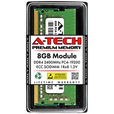 8GB PC4-19200 ECC SODIMM (Replacement for Kingston KVR24SE17S8/8MA) Memory RAM picture