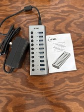 SSK 10-Port USB 3.0 Hub Powered picture
