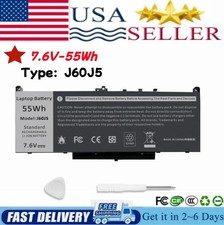 New J60J5 Battery for Dell Latitude E7270 E7470 Series GG4FM 7.6V 55Wh picture