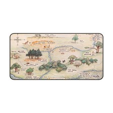 Winnie the Pooh Map  Gaming Desk Mat Mouse Pad picture