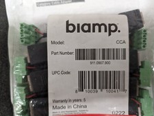 New, Biamp, 911.0907.900, Euroblock to Category Cable Adapter - 10 Pack picture