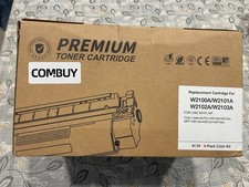 COMBUY 4-Pack Color Toner Cartridge Replacement for HP W2100A W2101A W2102A W210 picture