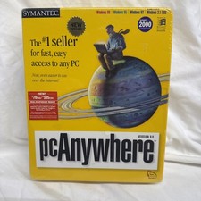 Symantec pcANYWHERE 9.0 Computer Software New Factory SEALED 2000 picture