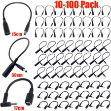 Lot Power Charger Converter Adapter Cable 7.4mm To 4.5mm For Dell For HP 10-100X picture