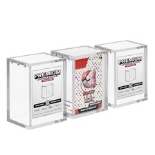 3 Pack Acrylic Display Case Booster Bundle 79mm 56mm 112mm UV Protection picture