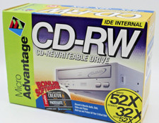 Micro Advantage CD-RW 52x32x52x Rewriteable Drive / NEW in Open Box picture